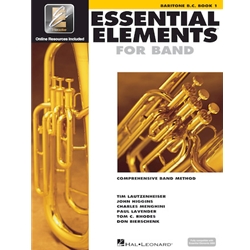 Essential Elements for Band - Baritone B.C. Book 1 with EEi Bari BC